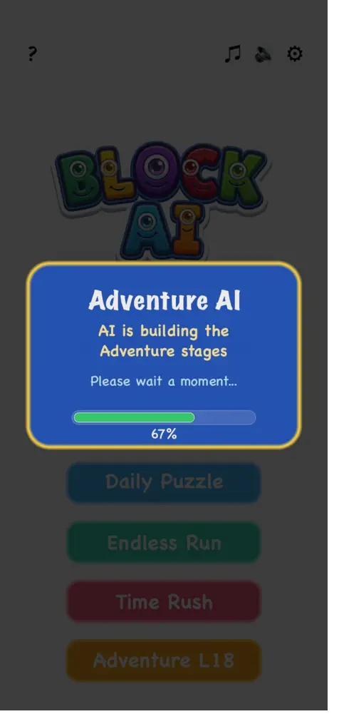 Block AI — AI building the Adventure stages