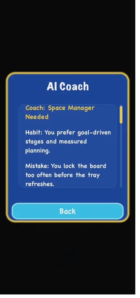 Block AI — AI Coach analysis